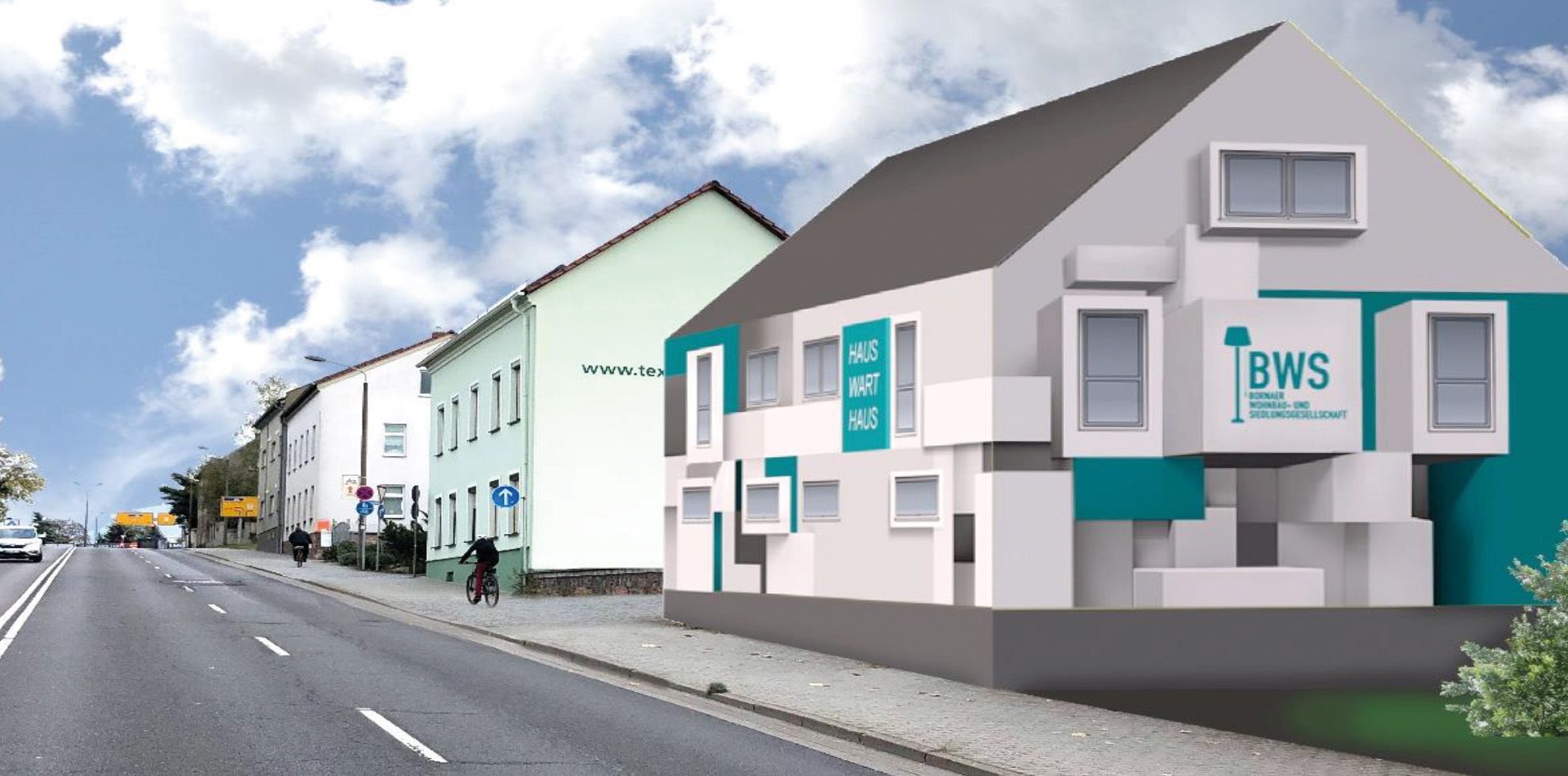 Hauswartstützpunkt in der Sachsenallee 01-Hauswart